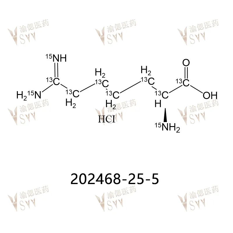 L-精氨酸-13C6，15N4盐酸盐